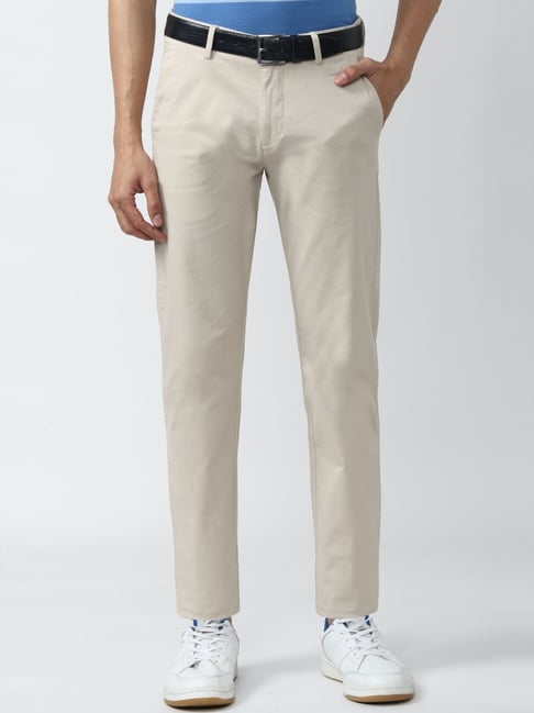 Buy Pink Trousers & Pants for Men by PETER ENGLAND Online | Ajio.com