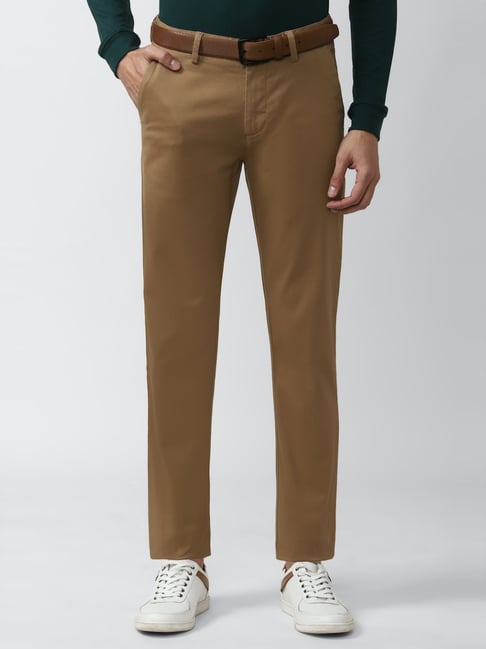 FELT TEXTURE CHINOS - Navy blue | ZARA United Kingdom