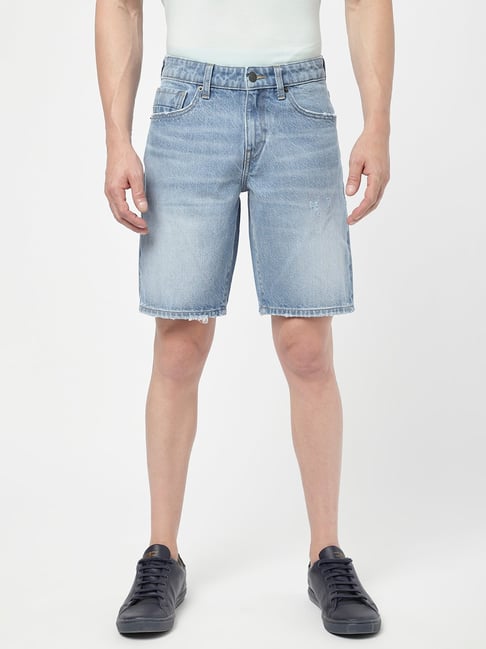 Harmony Siouxie Regular Fit Mid Waist Shorts | Pepe Jeans India