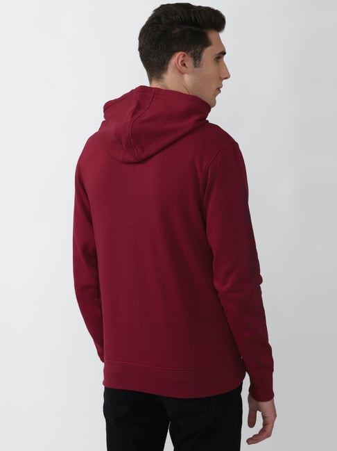 Peter england maroon discount sweatshirt