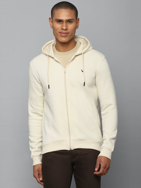 Allen solly outlet hooded sweatshirt