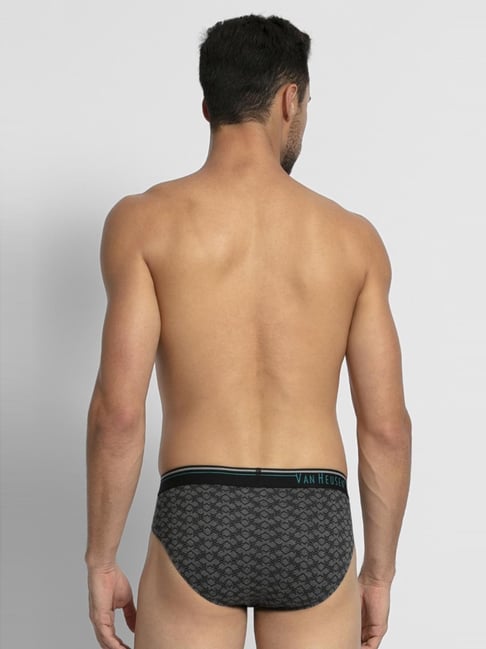 VH Innerwear Grey Cotton Briefs