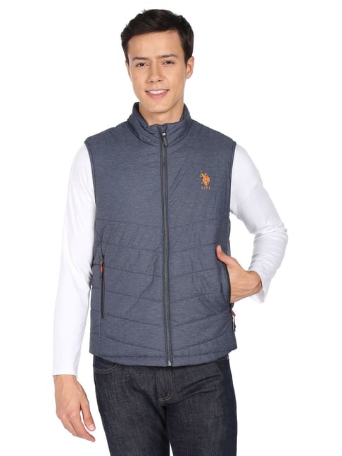 U.S. Polo Assn. Indigo Regular Fit Quilted Jackets