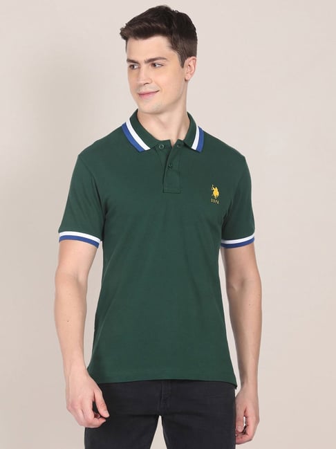 LV Creation Solid Men Polo Neck Green T-Shirt - Buy LV Creation Solid Men  Polo Neck Green T-Shirt Online at Best Prices in India