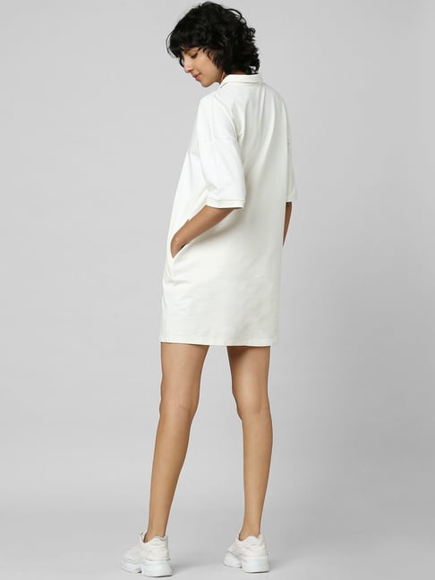 Oversized t cheap shirt dress white