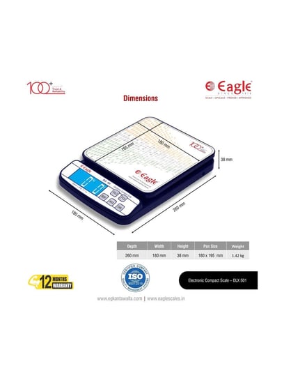 Buy Eagle Digital Weighing Scale with 180 Kg Capacity,Electronic