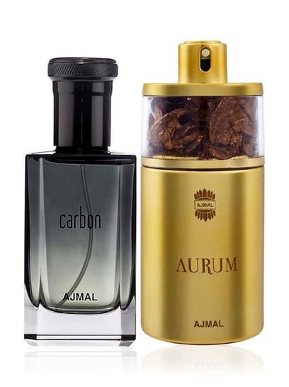 Buy Ajmal Carbon EDP Aurum EDP with 2 Perfume Testers 175 ml