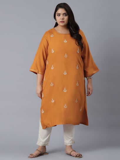 Share 210+ orange kurti buy online best
