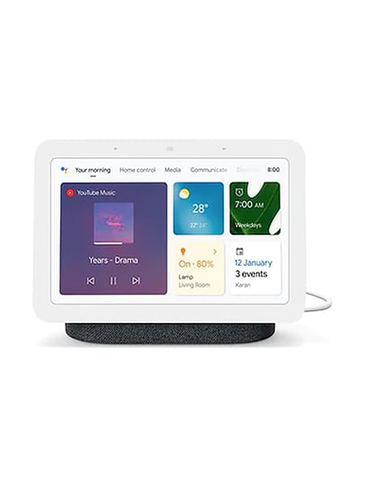 Buy Google Nest Hub 2021 (Charcoal) Online At Best Price @ Tata CLiQ