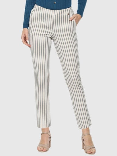 Saint Laurent high-waisted Striped Trousers - Farfetch