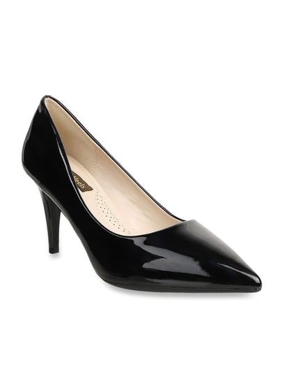 Heels & Wedges | Black Kitten Heels for Office wear | Freeup