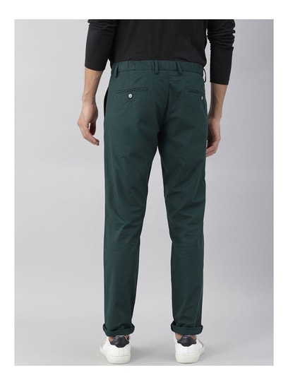 Buy Pepe Jeans Dark Green Skinny Fit Track Pants for Mens Online @ Tata CLiQ