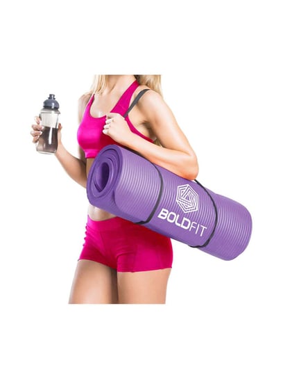 BOLDFIT Yoga Mat for Men Women with Bag Gym Mat Workout Mat