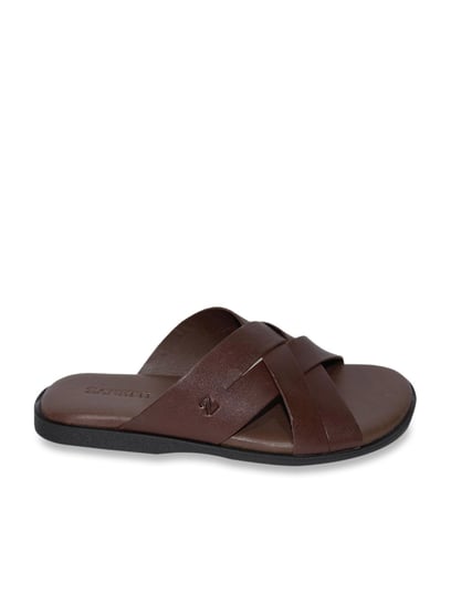 Propet Men's Adjustable Strap Leather Slide Sandals - Vero - QVC.com