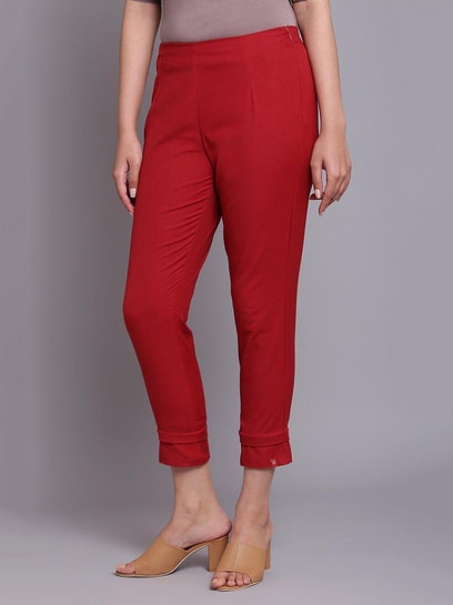 Women Regular Fit Lycra Kurti Pant – The Pajama Factory