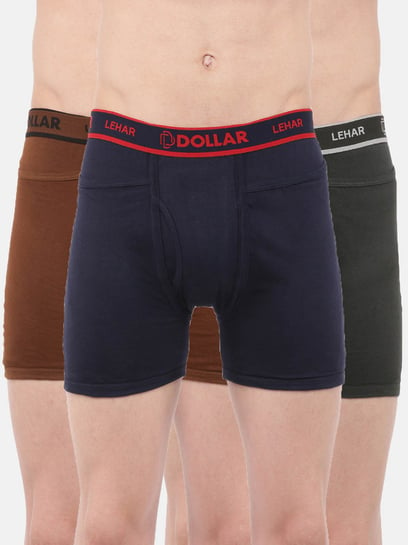 Buy Dollar Lehar Multicolor Solid Fine Pocket Trunks (Pack of 5) for Men  Online @ Tata CLiQ