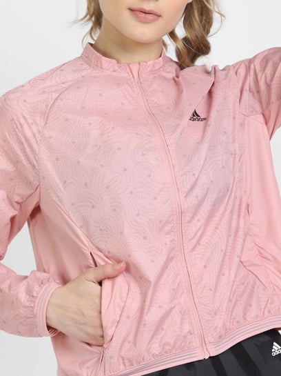 adidas Sportswear Training jacket - true pink/white/pink - Zalando.ie