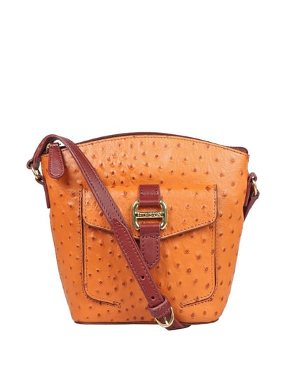 Hidesign Sling and Cross Bags : Buy Hidesign Fling 01 Tan Leather