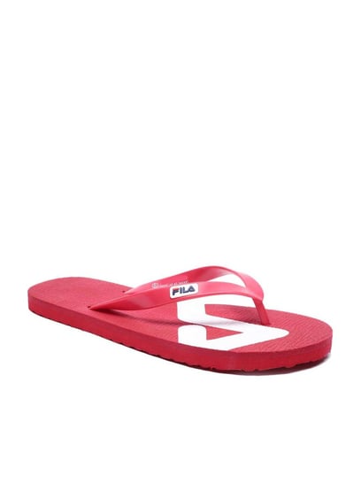 Fila flip flops discount white