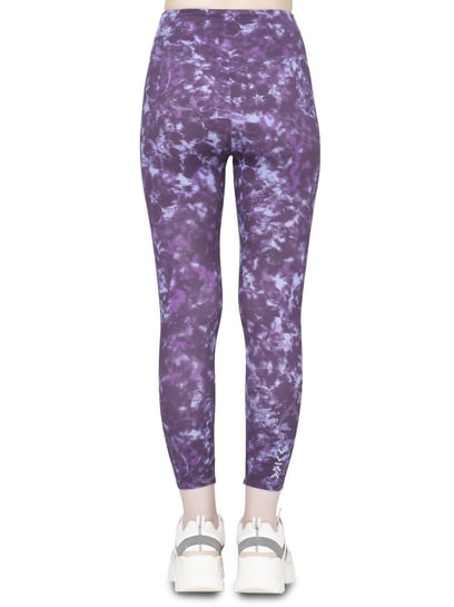 Buy online Saree Galaxy Purple Cotton Lycra Leggings from Capris & Leggings  for Women by Saree Galaxy for ₹430 at 0% off | 2024 Limeroad.com