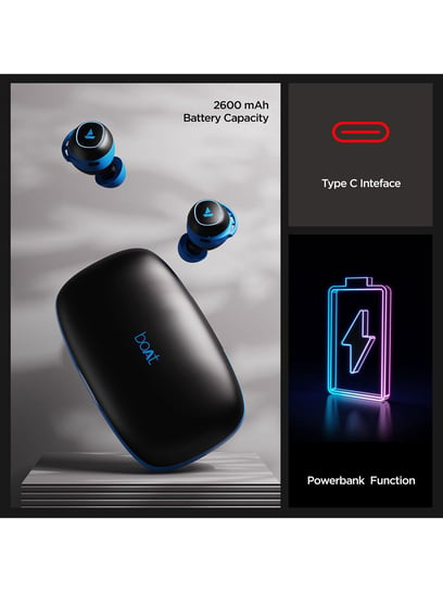 The boat 441 truly best sale wireless earphones battery capacity