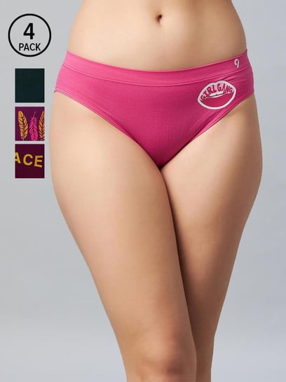 Buy C9 Airwear Multicolor Printed Panty (Pack of 4) for Women Online @ Tata  CLiQ