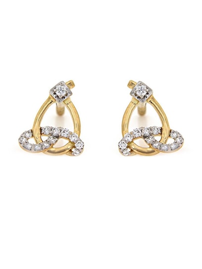 The Siya 18k Diamond Studs - EFIF Diamonds – EF-IF Diamond Jewellery