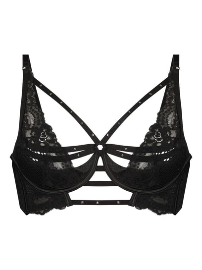 Buy HUNKEMOLLER Black Lace Non-padded Bra for Women Online @ Tata CLiQ