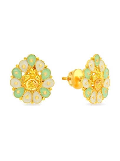 Flipkart.com - Buy Gorkhastyle Nepali Traditional Guranteed Gold Tops Cubic  Zirconia Brass Stud Earring Online at Best Prices in India
