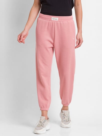 Womens pink track pants hot sale