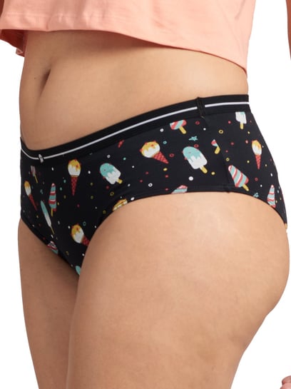 Buy The Souled Store Black Printed Hipster Panty for Women's Online @ Tata  CLiQ