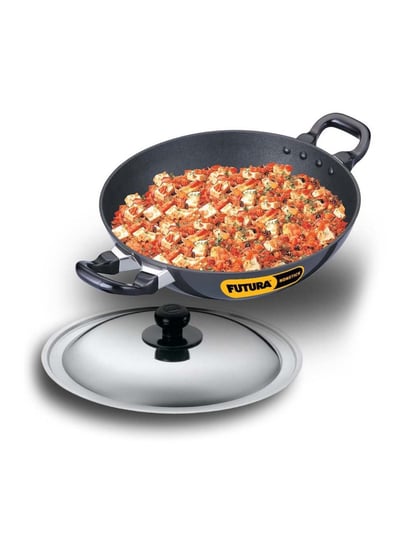  Hawkins Futura 2 Litre Cast Iron Kadhai, Naturally