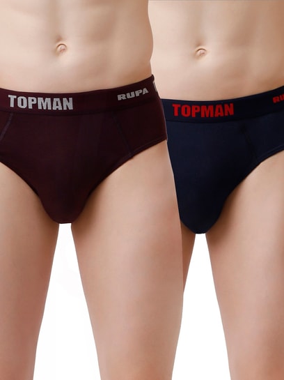 Buy RUPA TOPMAN Assorted Regular Fit Briefs - Pack of 2 for Men's Online @  Tata CLiQ