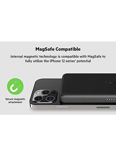 Belkin Magnetic Wireless Power Bank magsafe compatible Power Pack Mod Price  in India - Buy Belkin Magnetic Wireless Power Bank magsafe compatible Power  Pack Mod online at