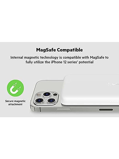 Belkin Magnetic Wireless Power Bank magsafe compatible Power Pack Mod Price  in India - Buy Belkin Magnetic Wireless Power Bank magsafe compatible Power  Pack Mod online at