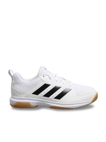 Buy adidas Men s Ligra 7 M White Indoor Court Shoes for Men at