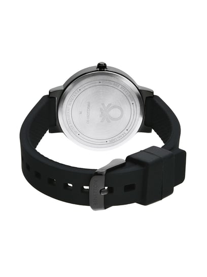 United colors of benetton watches stainless steel hot sale black price