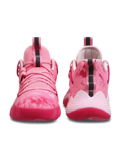 Adidas pink basketball clearance shoes