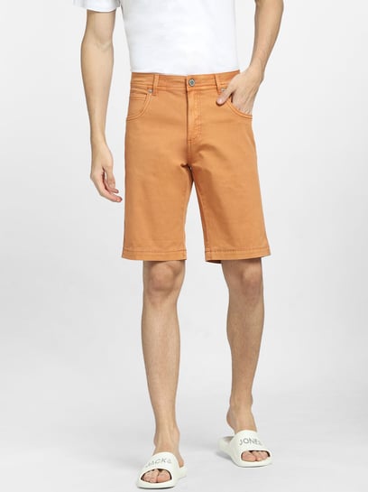 Buy Babyhug Cotton Half Sleeves TShirt & Denim Shorts Bus Print Orange &  Blue for Boys (4-5Years) Online in India, Shop at FirstCry.com - 12246504