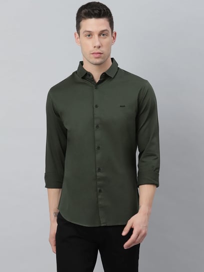 Oscar Jacobson REG FIT CITY SS - Shirt - green gentile/dark green -  Zalando.ie