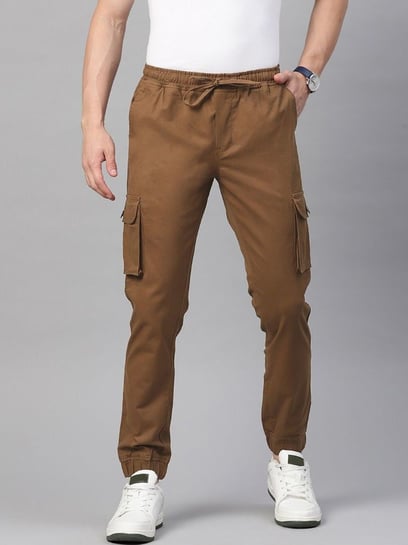 Buy Black Trousers & Pants for Men by Hubberholme Online | Ajio.com