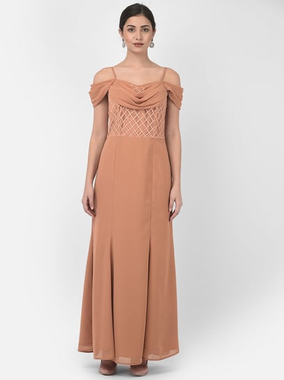 Peach gown hotsell for principal sponsors