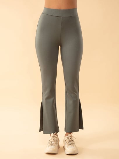 Buy Nykd Grey Essential Cotton Leggings for Women Online @ Tata CLiQ