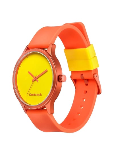 Fastrack clearance yellow watch