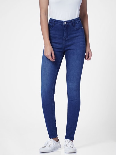Buy Vero Moda Dark Blue Skinny Fit Jeans for Women Online @ Tata CLiQ-lmd.edu.vn