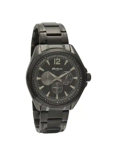 Titan octane 2024 black metal watch