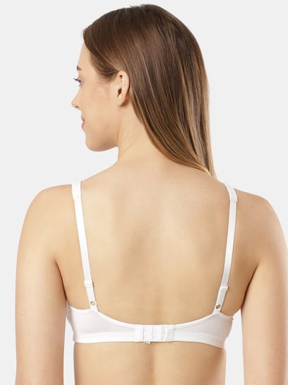 Buy Jockey Padded Non Wired Medium Coverage T-Shirt Bra - White at Rs.599  online