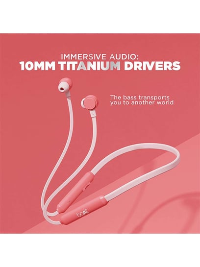 Boat best sale earphones pink