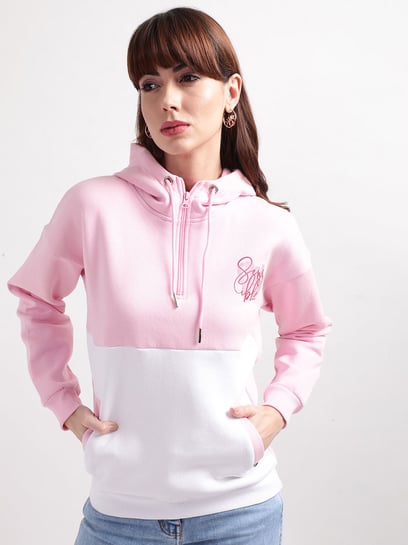 Odd future pink on sale and white hoodie