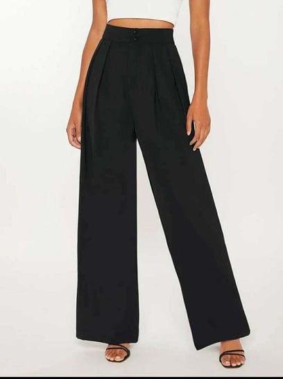 Buy Black Trousers & Pants for Women by Broadstar Online